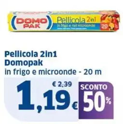 Ok Sigma Pellicola 2in1 Domopak in frigo e microonde offerta