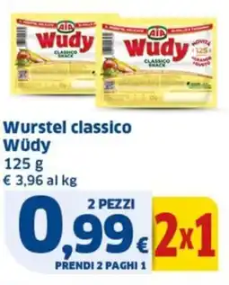 Ok Sigma Wurstel classico Wüdy offerta