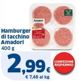 Ok Sigma Hamburger di tacchino Amadori offerta