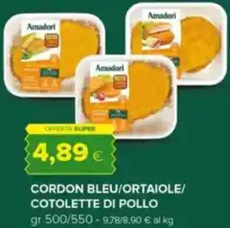 Oasi Cordon bleu/ortaiole/ cotolette di pollo offerta