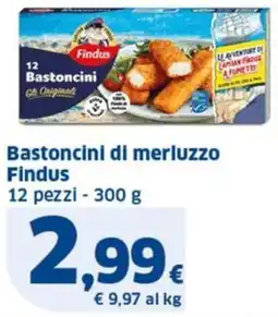 Ok Sigma Bastoncini di merluzzo Findus offerta