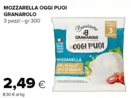 Oasi Mozzarella oggi puoi GRANAROLO offerta