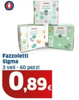 Ok Sigma Fazzoletti Sigma offerta