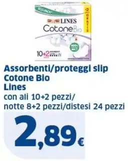 Ok Sigma Assorbenti/proteggi slip Cotone Bio Lines offerta