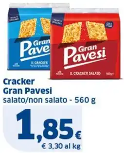 Ok Sigma Cracker Gran Pavesi salato/non salato offerta