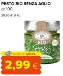 Oasi Pesto bio senza aglio offerta