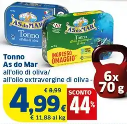 Ok Sigma Tonno As do Mar all'olio di oliva/ all'olio extravergine di oliva offerta