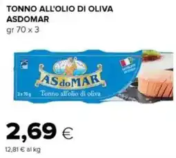 Oasi Tonno all'olio di oliva ASDOMAR offerta
