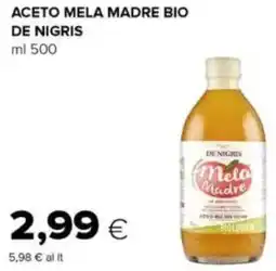 Oasi Aceto mela madre bio DE NIGRIS offerta