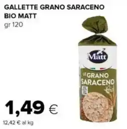 Oasi Gallette grano saraceno bio MATT offerta