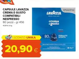 Oasi Capsule lavazza crema e gusto compatibili nespresso offerta