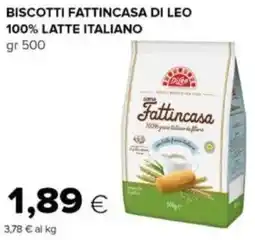 Oasi Biscotti fattincasa di leo 100% latte italiano offerta