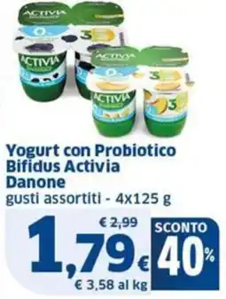 Sigma Yogurt con Probiotico Bifidus Activia Danone offerta