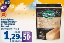 Sigma Parmigiano Reggiano DOP di montagna Ferrari grattugiato offerta