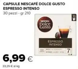 Oasi Capsule nescafé dolce gusto espresso intenso offerta