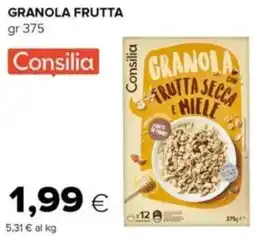 Oasi Consilia Granola frutta offerta
