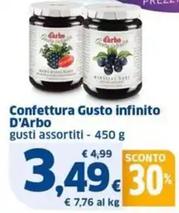 Sigma Confettura Gusto infinito D'Arbo offerta