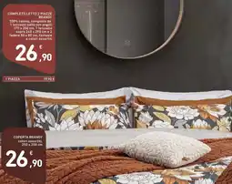 Spazio Conad Completo letto 2 piazze brandy offerta