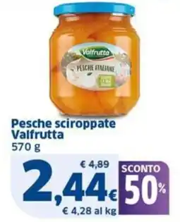 Sigma Pesche sciroppate Valfrutta offerta