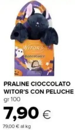 Oasi Praline cioccolato witor's con peluche offerta
