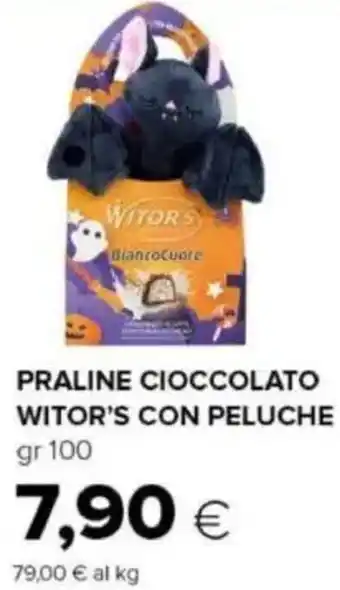 Oasi Praline cioccolato witor's con peluche offerta
