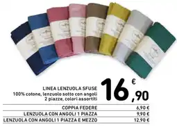 Spazio Conad Linea lenzuola sfuse offerta