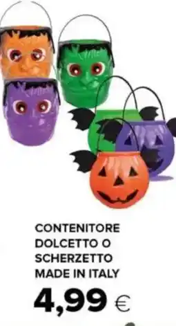 Oasi Contenitore dolcetto o scherzetto made in italy offerta