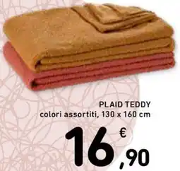 Spazio Conad Plaid teddy offerta
