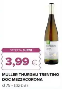 Oasi Muller thurgau trentino doc mezzacorona offerta