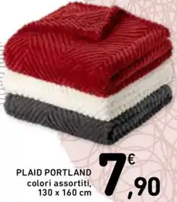 Spazio Conad Plaid portland offerta