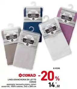 Spazio Conad Linea biancheria da letto conad offerta
