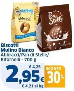 Sigma Biscotti Mulino Bianco Abbracci/Pan di Stelle/ Ritornelli offerta