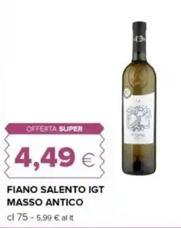 Oasi Fiano salento igt masso antico offerta