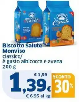 Sigma Biscotto Salute Monviso classico/ è gusto albicocca e avena offerta