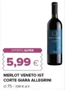 Oasi Merlot veneto igt corte giara allegrini offerta