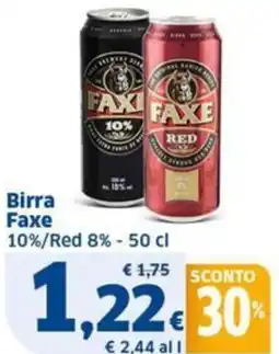 Sigma Birra Faxe 10%/ Red 8% offerta