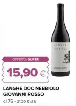 Oasi Langhe doc nebbiolo giovanni rosso offerta