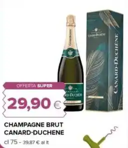 Oasi Champagne brut CANARD-DUCHENE offerta