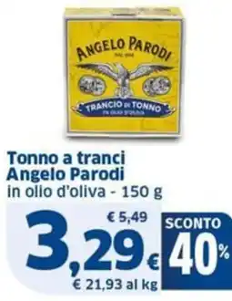 Sigma Tonno a tranci Angelo Parodi in olio d'oliva offerta