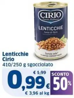 Sigma Lenticchie Cirio offerta