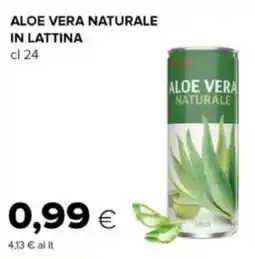 Oasi Aloe vera naturale in lattina offerta