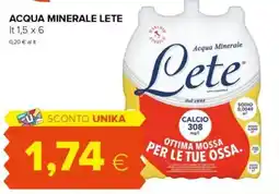 Oasi Acqua minerale LETE offerta