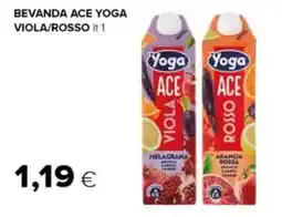 Oasi Bevanda ace yoga viola/rosso offerta
