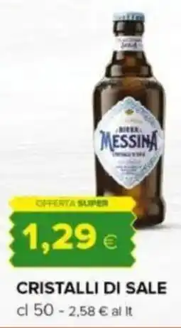Oasi Birra messina cristalli di sale offerta