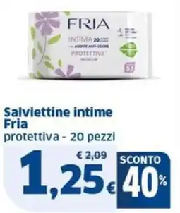 Sigma Salviettine intime Fria protettiva offerta