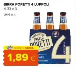 Oasi Birra poretti 4 luppoli offerta