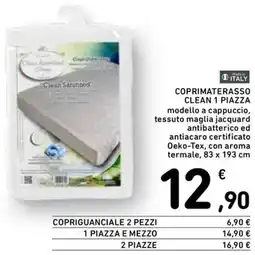Spazio Conad Coprimaterasso clean 1 piazza offerta
