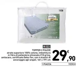 Spazio Conad Topper 2 piazze offerta