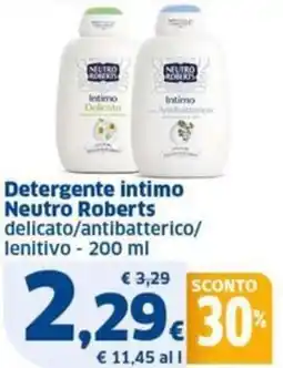 Sigma Detergente intimo Neutro Roberts delicato/antibatterico/ lenitivo offerta
