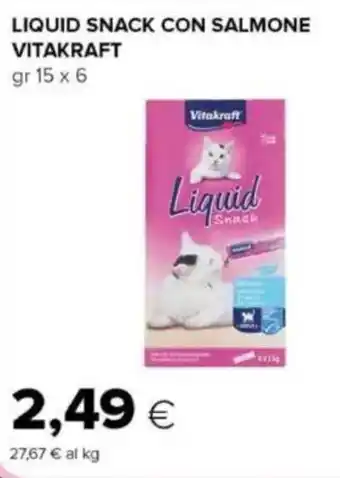 Oasi Liquid snack con salmone VITAKRAFT offerta